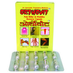 Купить Ортовит, Аюрведические обезболивающие капсулы Orthovit,  Pain killer & Mobility Restorer 30 таб.