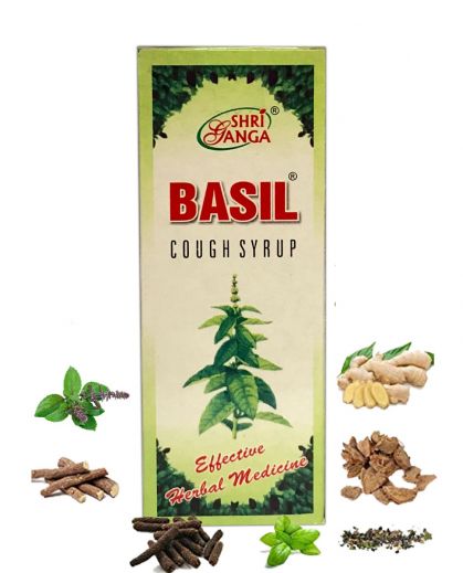Купить Сироп Базил Шри Ганга, Shri Ganga Basil Cough Syrup 100 мл