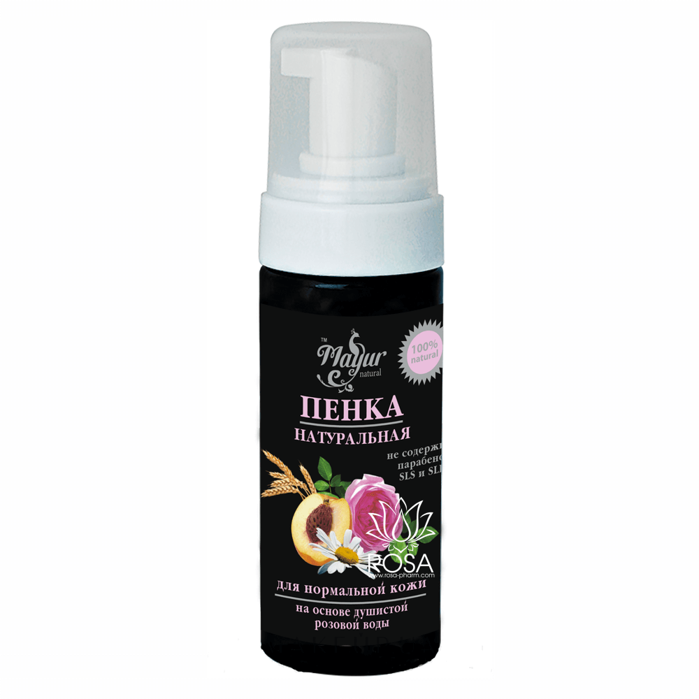 Купить Пенка для умывания Роза, Mayur, 100 мл.
