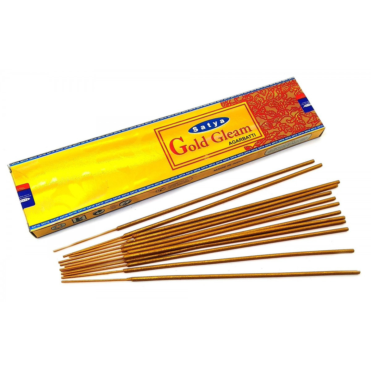 Купить Благовония Сатья  Золотой блеск Gold Gleam Satya 20 г