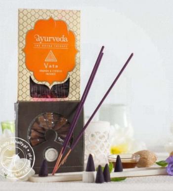 Купить Натуральные ароматические палочки Аюрведа, Апельсин-Кипарис, Вата доша Песня Индии