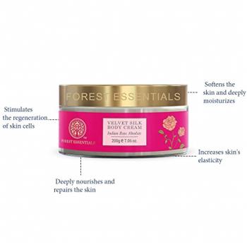 Купить Бархатный крем-шелк для тела с абсолютом розы дамасской Forest Essentials