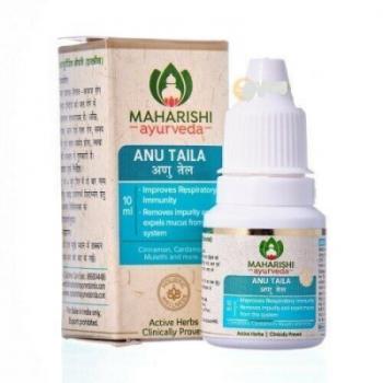 Купить Ану талам Maharishi Ayurveda Anu Taila  аюрведические капли для носа и ушей 10 мл