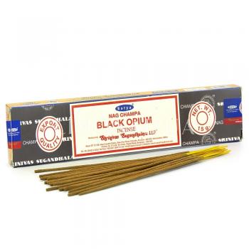 Купить Ароматические палочки, натуральные благовония, Черный опиум, Black Opium, Satya, 15 г