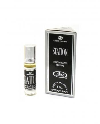 Купить Арабские масляные духи Стейшен, Station, Al-Rehab, 6 мл.