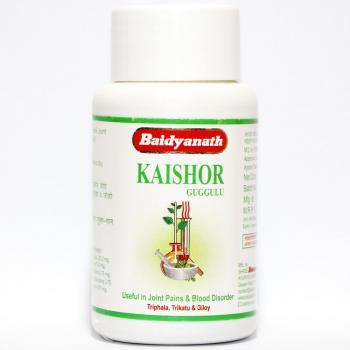 Купить Кайшор Гуггул Байдьянатх, Kaishor Guggulu Baidyanath 80 таб