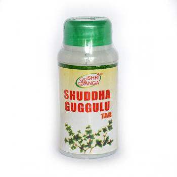 Купить Шудха Гуггул Шри Ганга. Shri Ganga Shuddha Guggulu 120 таб