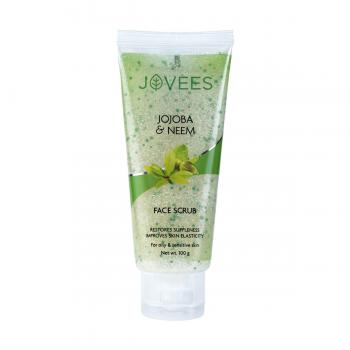 Купить Скраб для лица Жожоба и Зародыши пшеницы Джовис, Jovees Jojoba and Wheatgerm Face Scrub 100 г