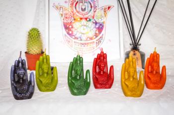 Купить Свеча Будда на руке