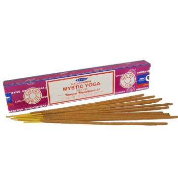 Купить Ароматические палочки, натуральные благовония, Mystic Yoga, Satya 15 г