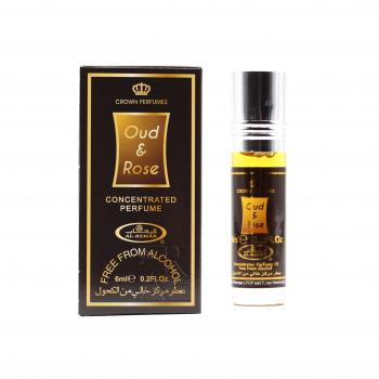 Купить Арабские масляные духи Уд и Роза, Oud - Rose, Al-Rehab, 6 мл.