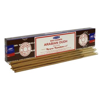Купить Ароматические палочки, натуральные благовония, Арабский Уд, Arabian Oudh, Satya, 15 г