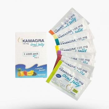 Купити Камагра, Kamagra Oral Jelly, (Віагра гель) 7 пакетиків в упаковці