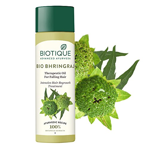 Купить Масло лечебное для роста волос Бринградж от Биотик,  Biotique, Bhringraj Hair Oil, 120 мл.