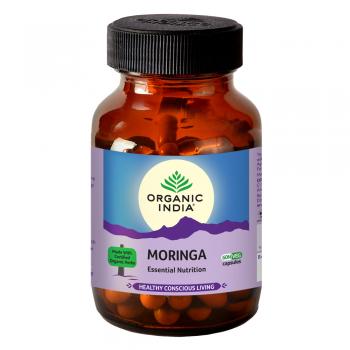 Купити Морінга в капсулах Органік Індія, Moringa Capsules Organic India 60 капсул