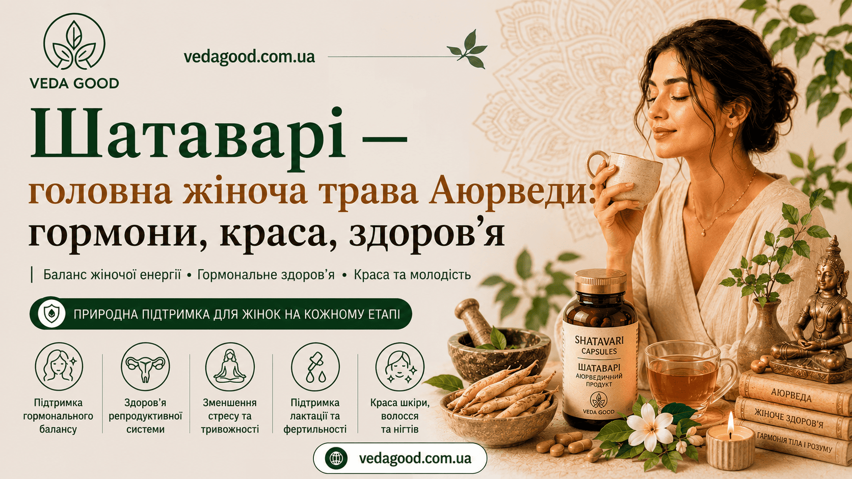 Шатавари — главная женская трава Аюрведы: гормоны, красота, здоровье