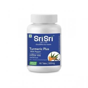 Купити Турмерік плюс, Шрі Шрі Таттва, Turmeric plus, Sri Sri Tattva, 60 tab.